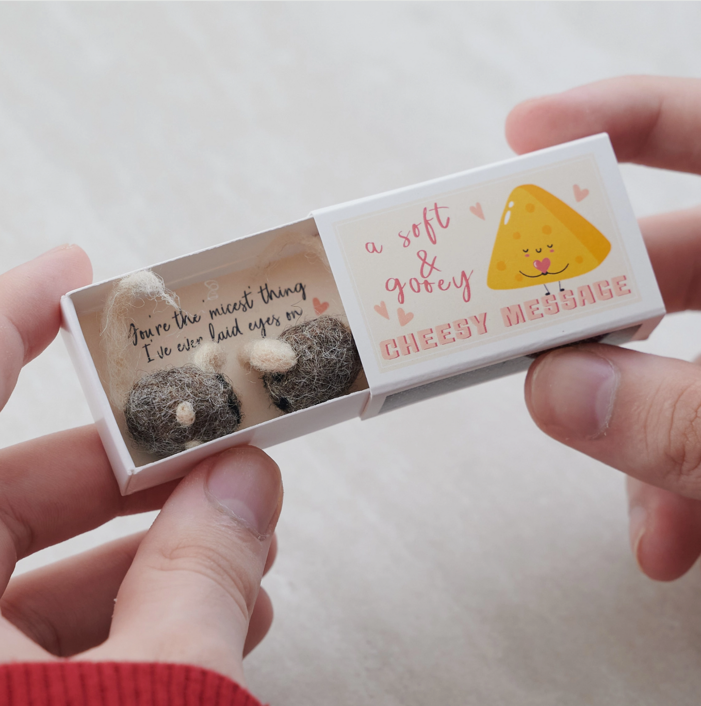 Load image into Gallery viewer, Cheesy Message in a Matchbox by Marvling Bros Ltd.
