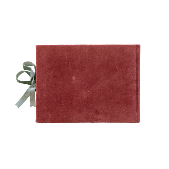 Embroidered Velvet Bound Photo Book by Creative Co-Op