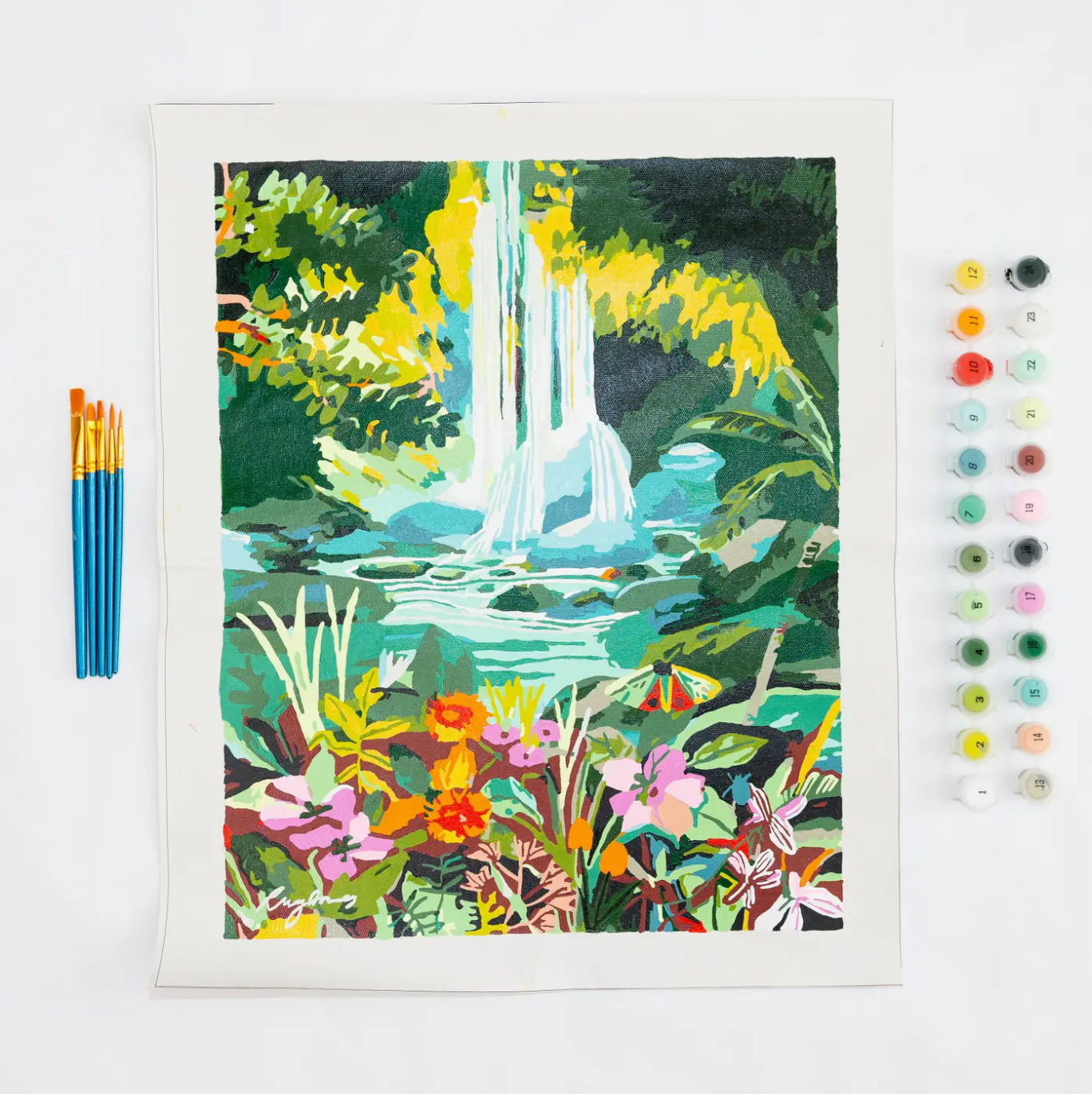 Chasing Waterfalls Paint By Numbers by Paint Anywhere
