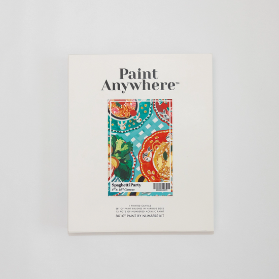 Spaghetti Party Paint By Numbers by Paint Anywhere