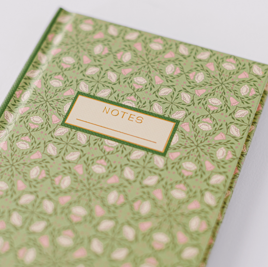 Green Folk Pocket Journal by Good JuJu Ink