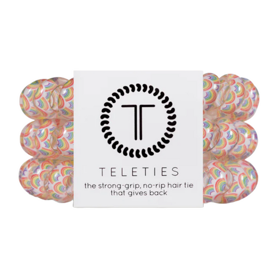 Rainbow Daze Large Hair Ties by TELETIES