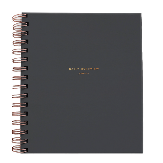 Charcoal Dateless Daily Planner by Ramona & Ruth
