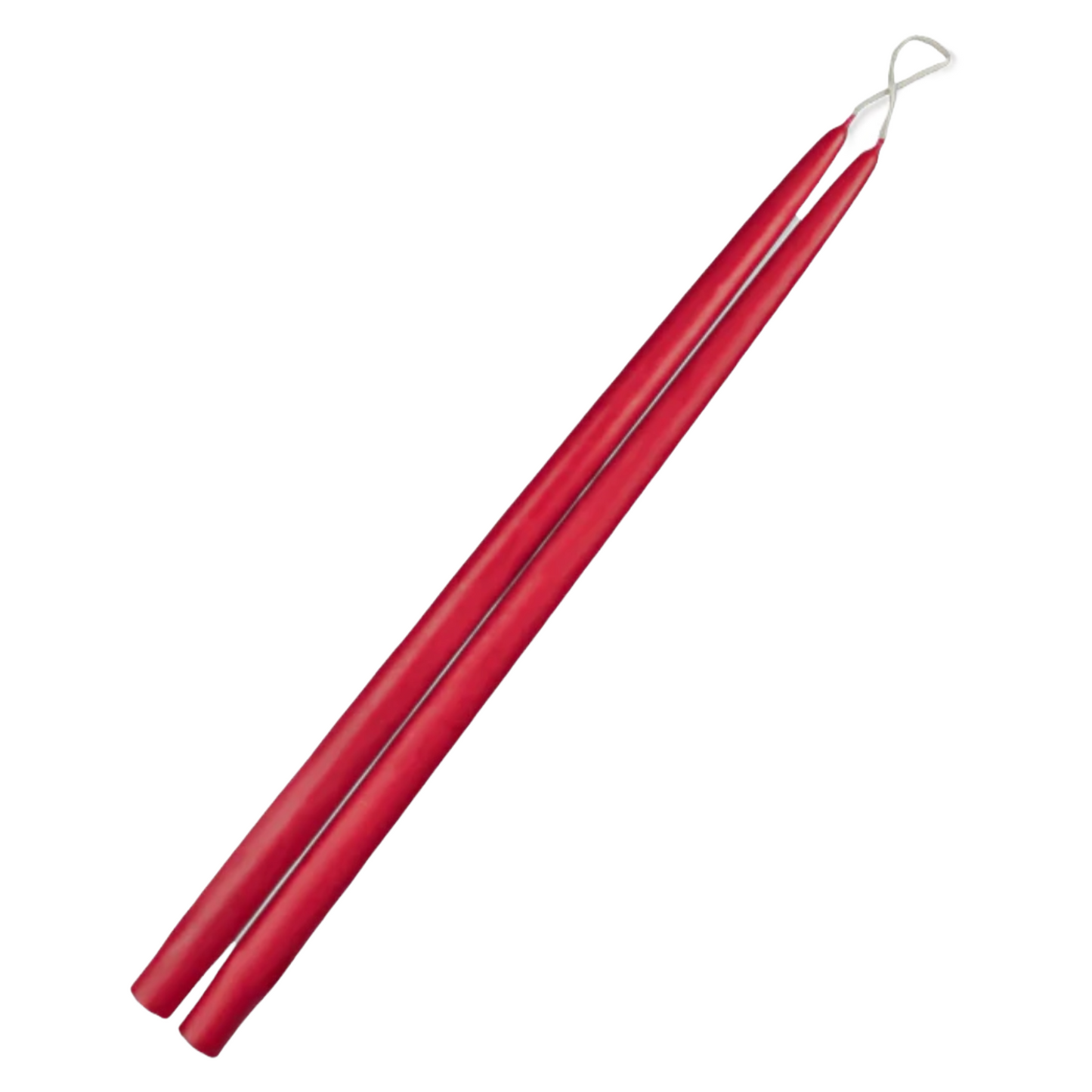 Holiday Red 15" Taper Candles