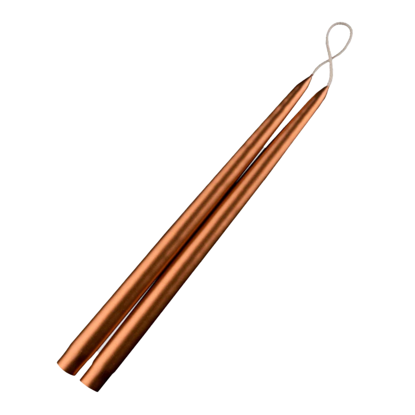 Load image into Gallery viewer, Copper 12&amp;quot; Taper Candles
