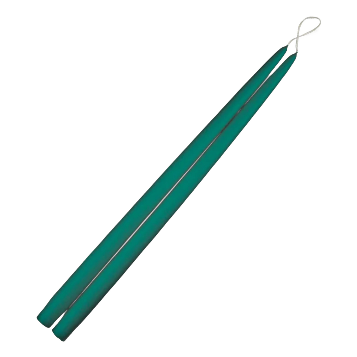 Turquoise 15" Taper Candles