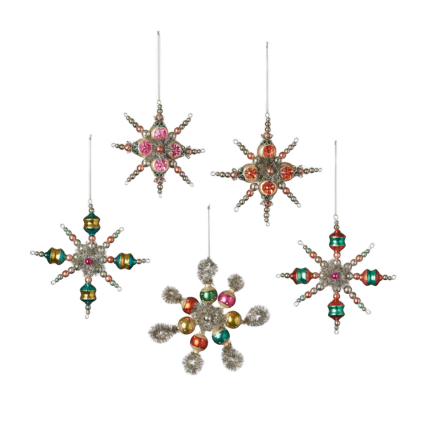 Tinsel Starburst Ornament by One Hundred 80 Degrees