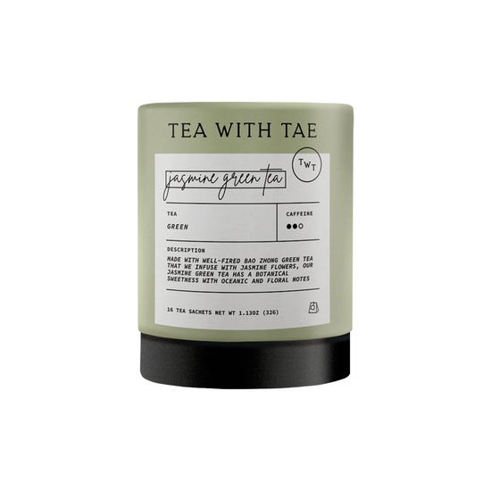 Load image into Gallery viewer, Jasmine Green Tea Large Tea Tube by Tea with Tae
