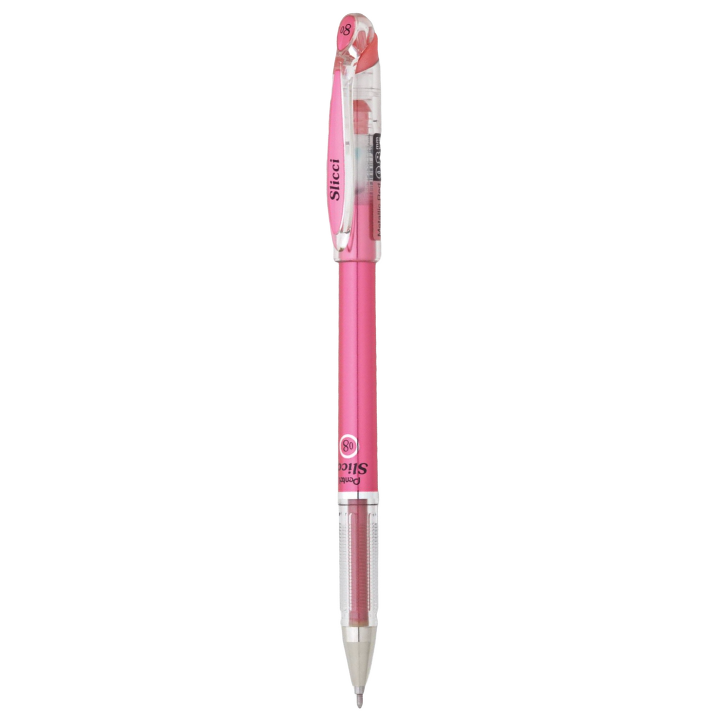 Metallic Red Ink Gel Pen by Slicci