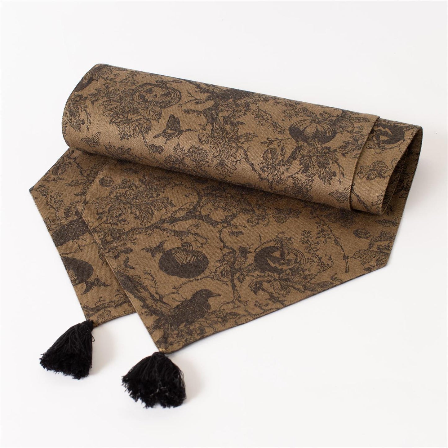 Haunted Threads Halloween Table Runner