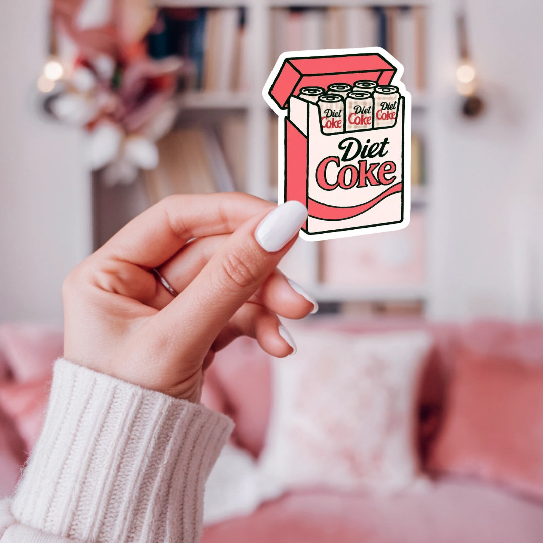 Diet Coke Fridge Pack Vinyl Sticker