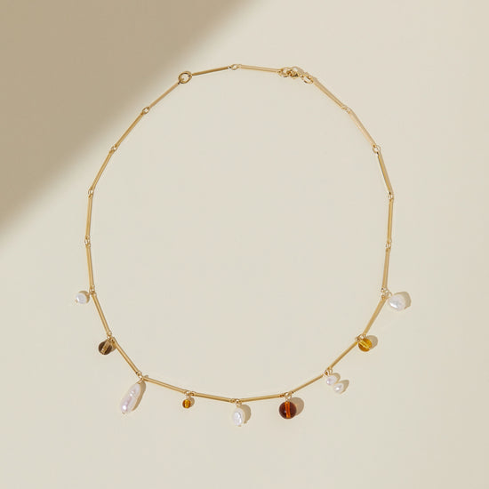 Fête Necklace - Tan by Lindsay Lewis