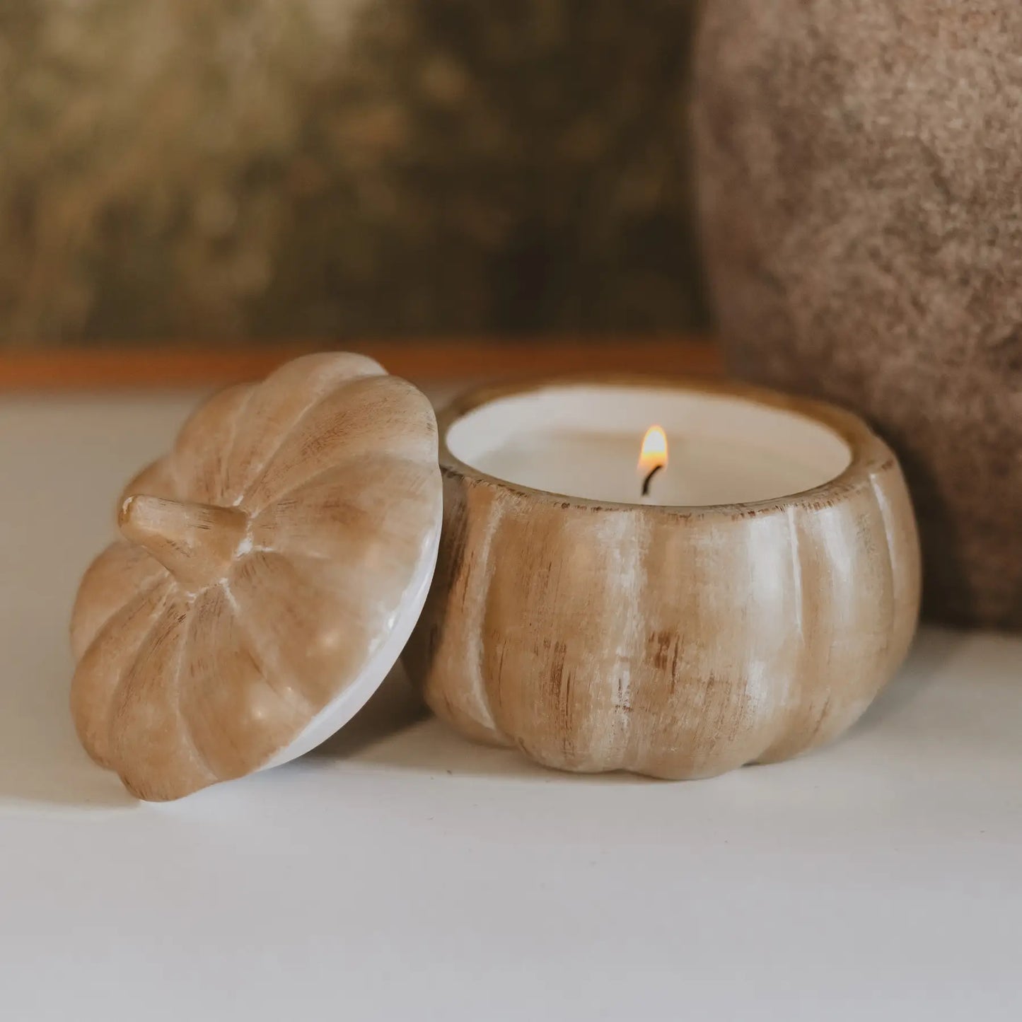Pumpkin Spice Pumpkin Jar Candle