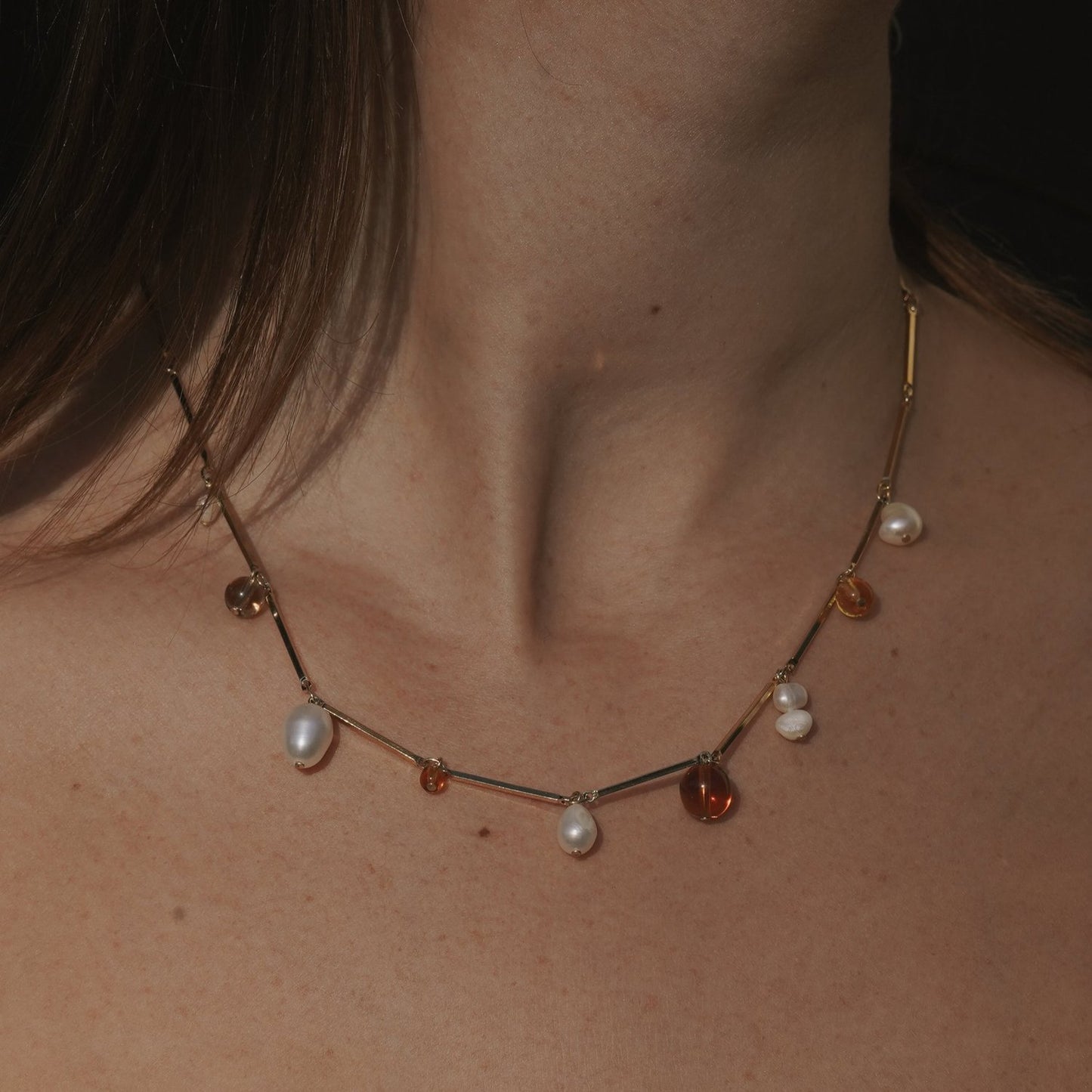 Fête Necklace - Tan by Lindsay Lewis