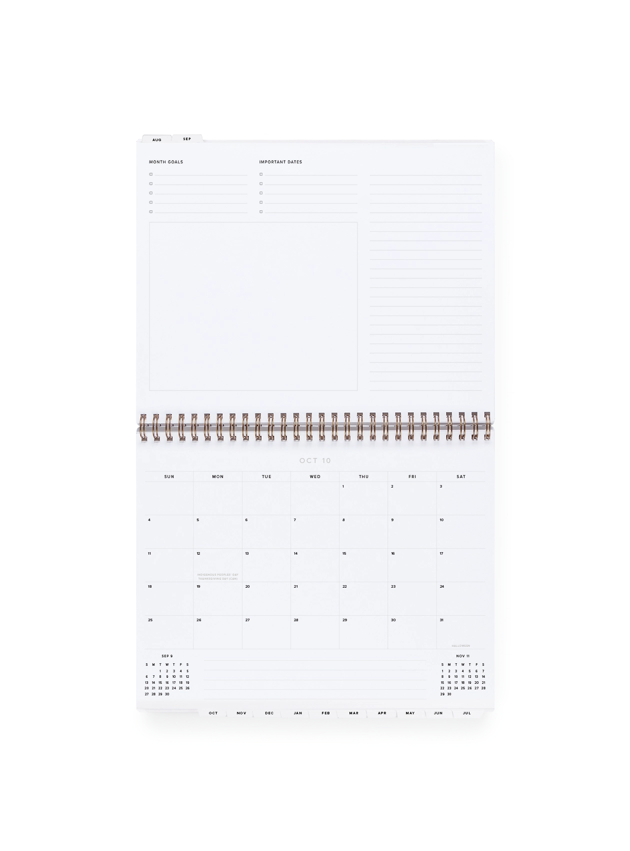 Appointed 2027 Weekly Task Planner