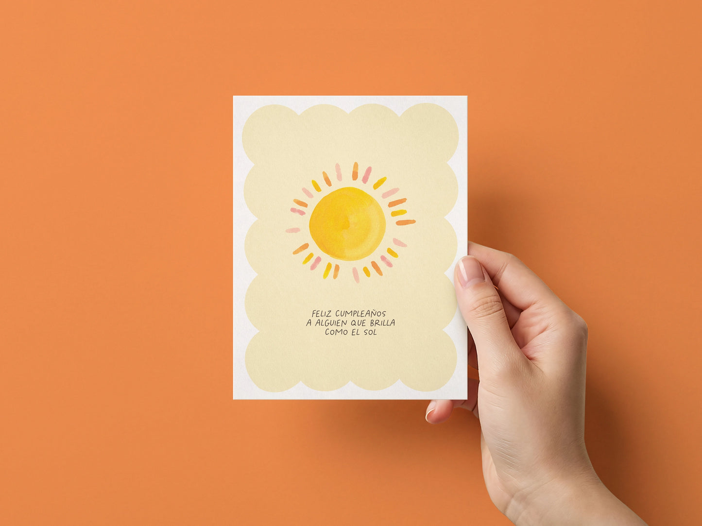 Como El Sol Cumpelaños Card