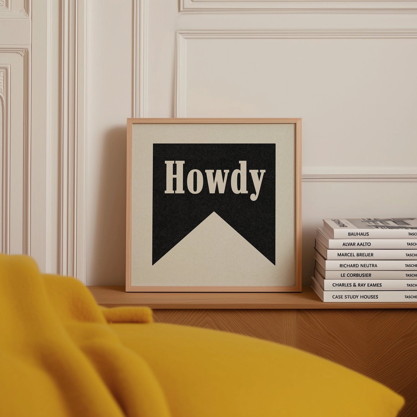 Howdy Banner Art Print