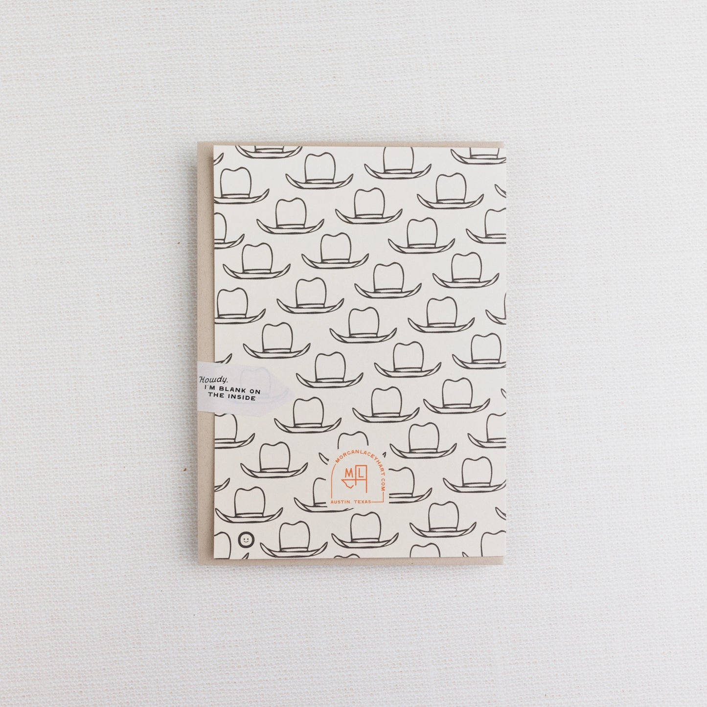 Happy Little Howdy Card by Morgan Lacey Hart