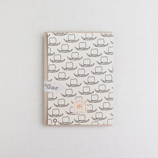 Happy Little Howdy Card by Morgan Lacey Hart