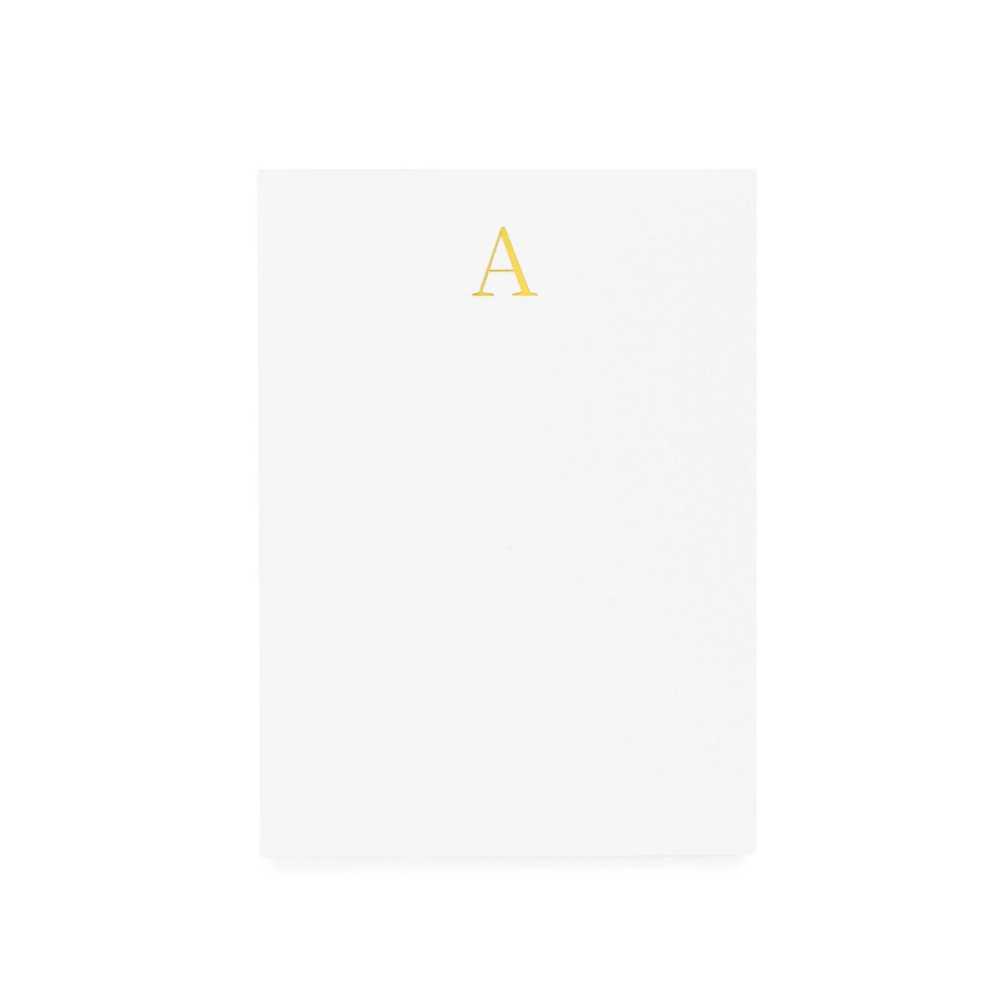 Sugar Paper Monogram Gold Foil Mini Notepad