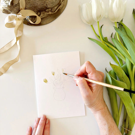 Easter Paintable Notecards by Emily Lex Studio
