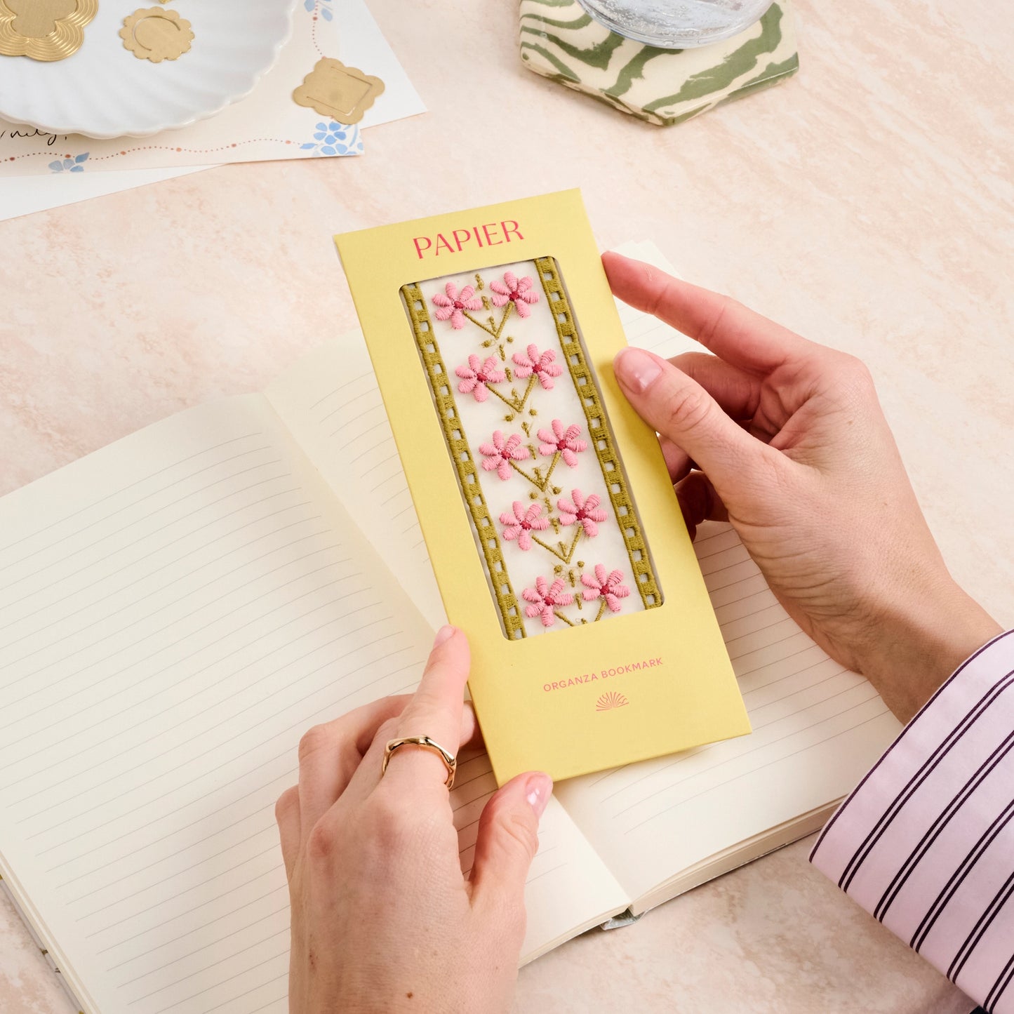 Folklore Fabric Bookmark