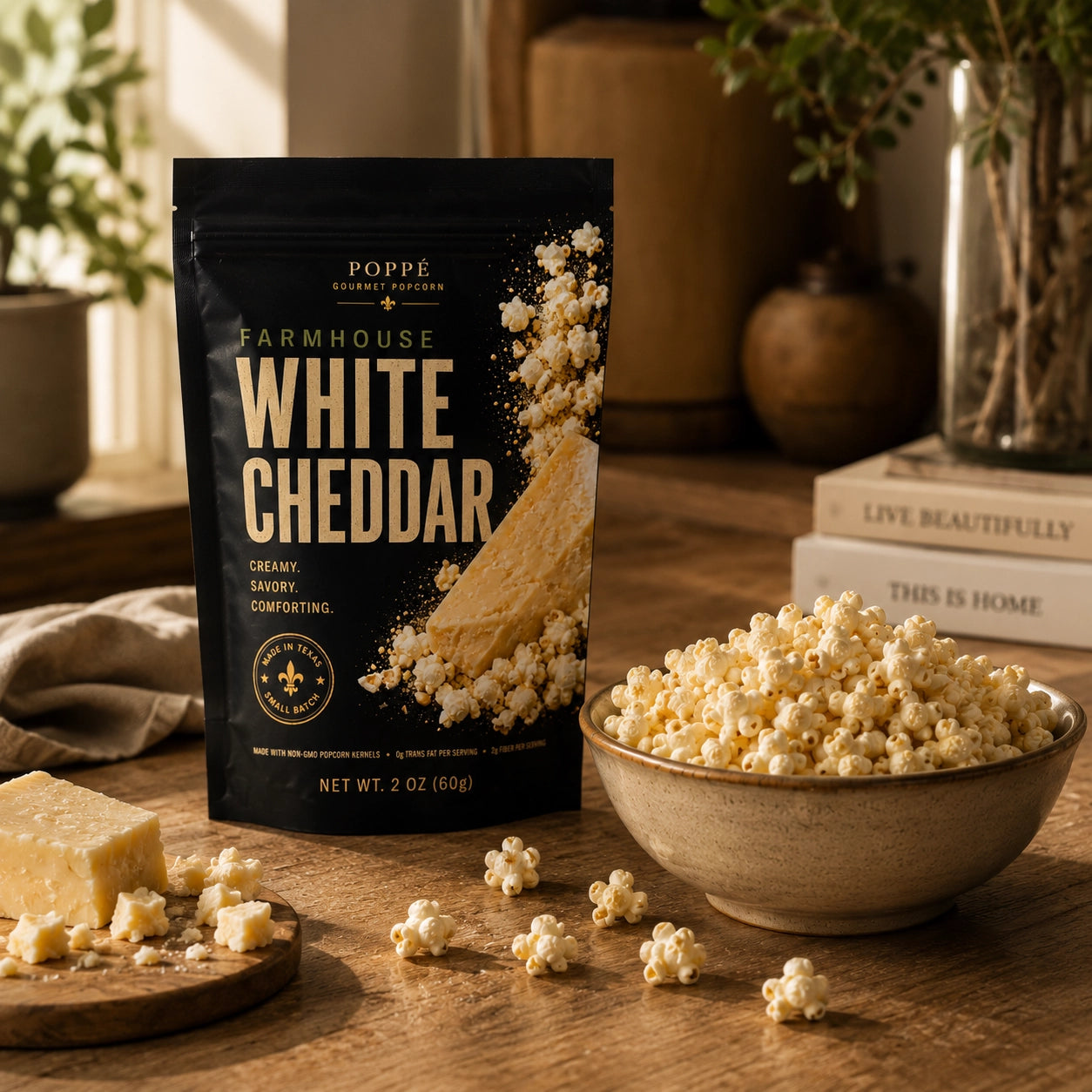Farmhouse White Cheddar Gourmet Popcorn