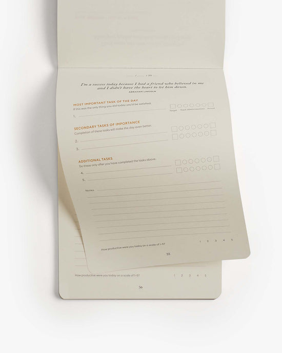 Daily Productivity Sheets by Intelligent Change