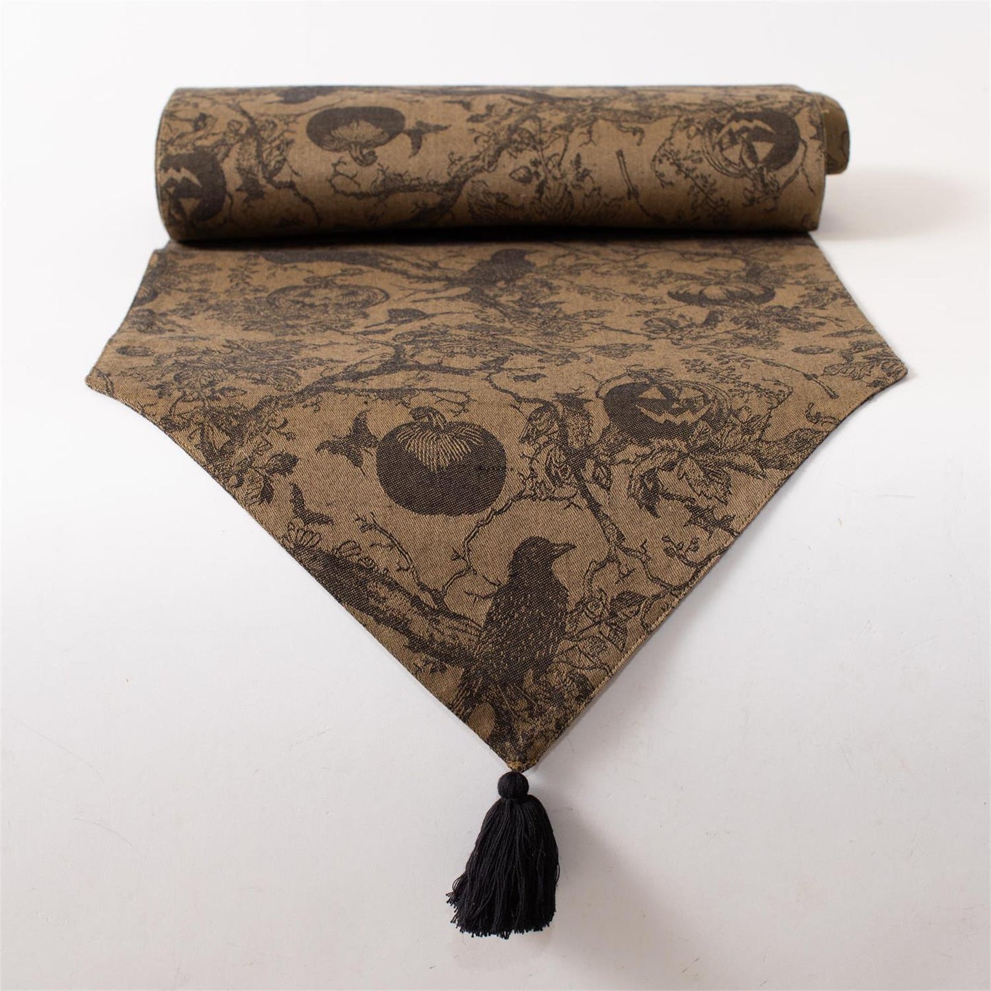 Haunted Threads Halloween Table Runner