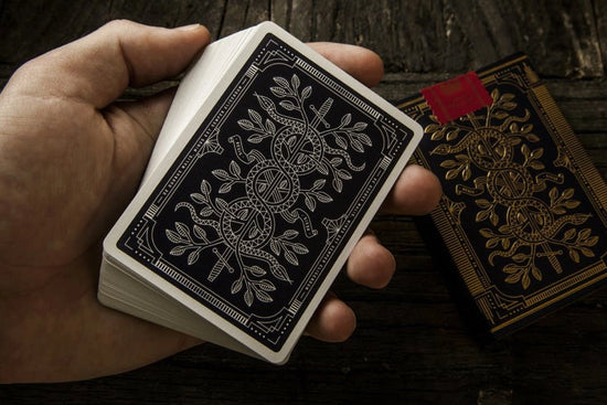 Gold + Black Monarchs Playing Card Deck