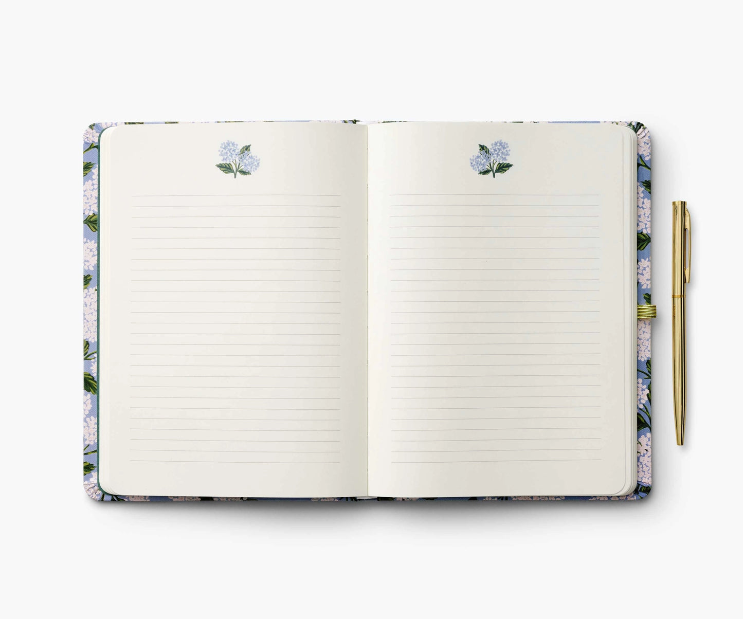 Hydrangea Journal with Pen