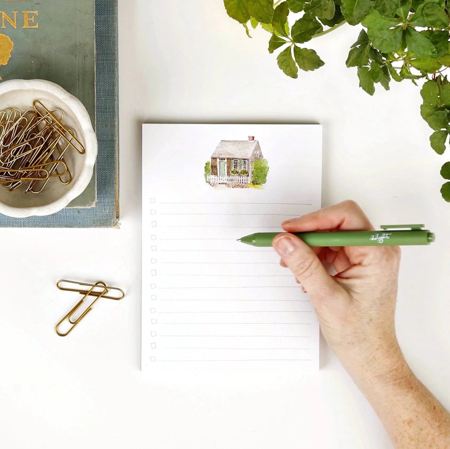 Cottage Everyday Checklist Notepad
