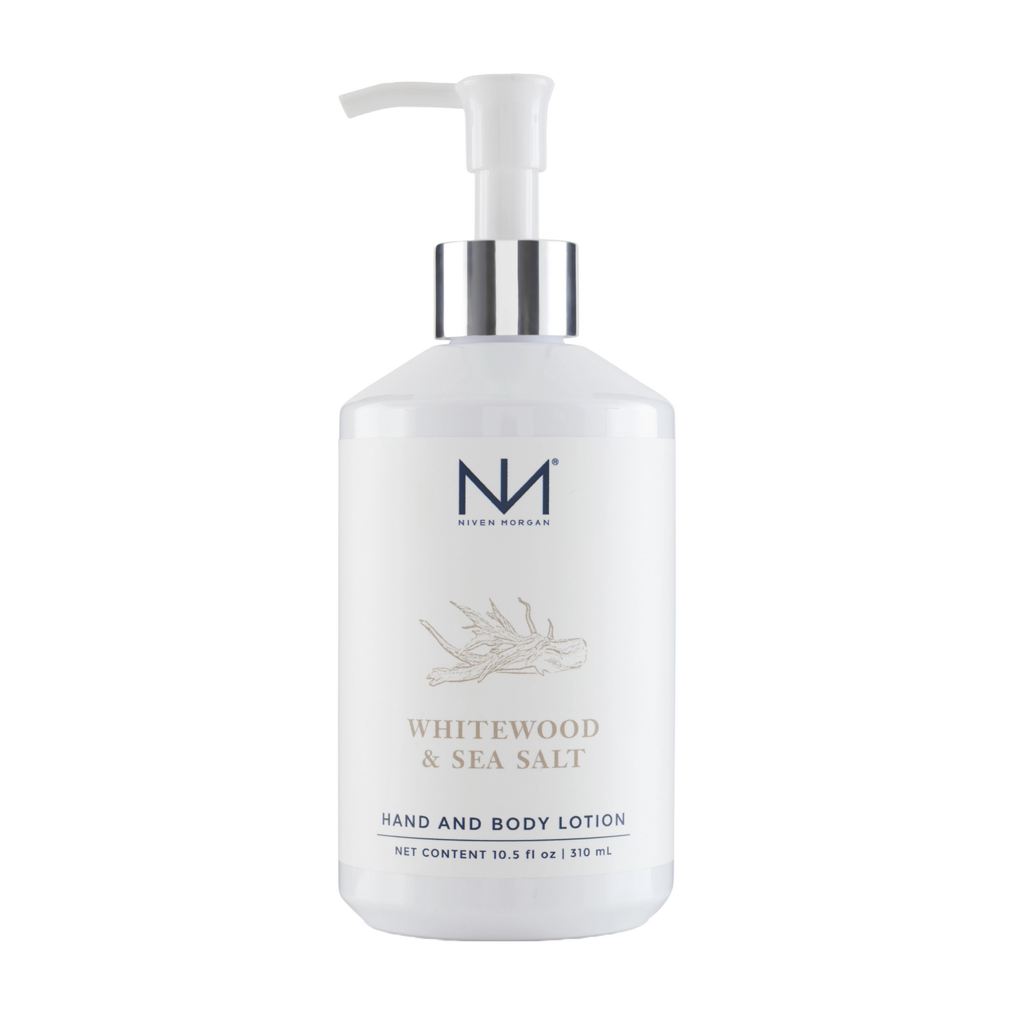 Whitewood & Sea Salt Hand and Body Lotion by Niven Morgan