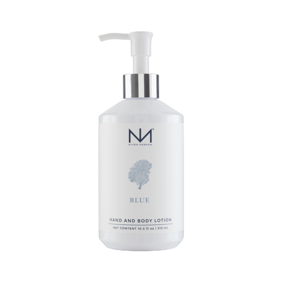 Blue Hand and Body Lotion by Niven Morgan