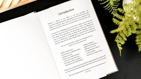 Words of Wisdom Journal by Duncan & Stone Paper Co.