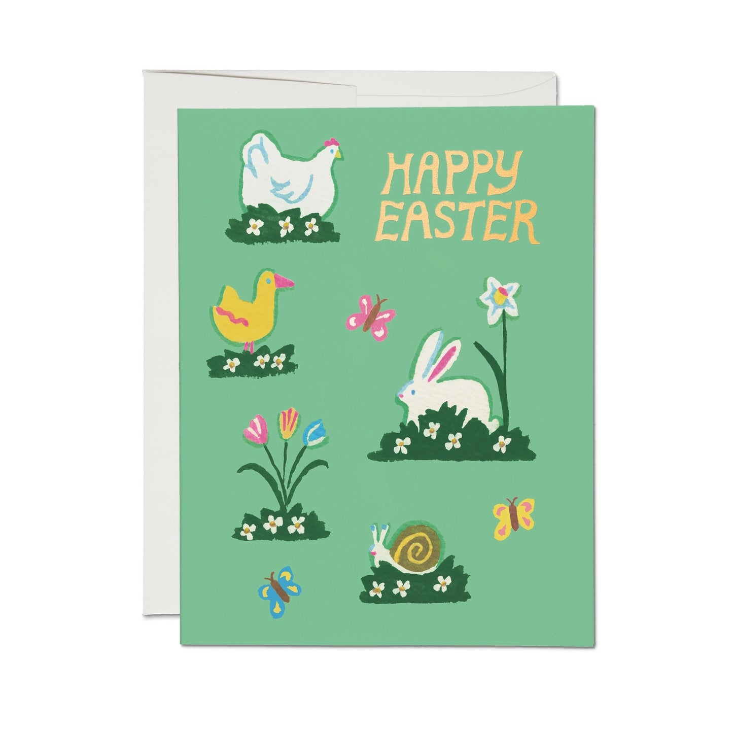 Springtime Meadow Easter Card