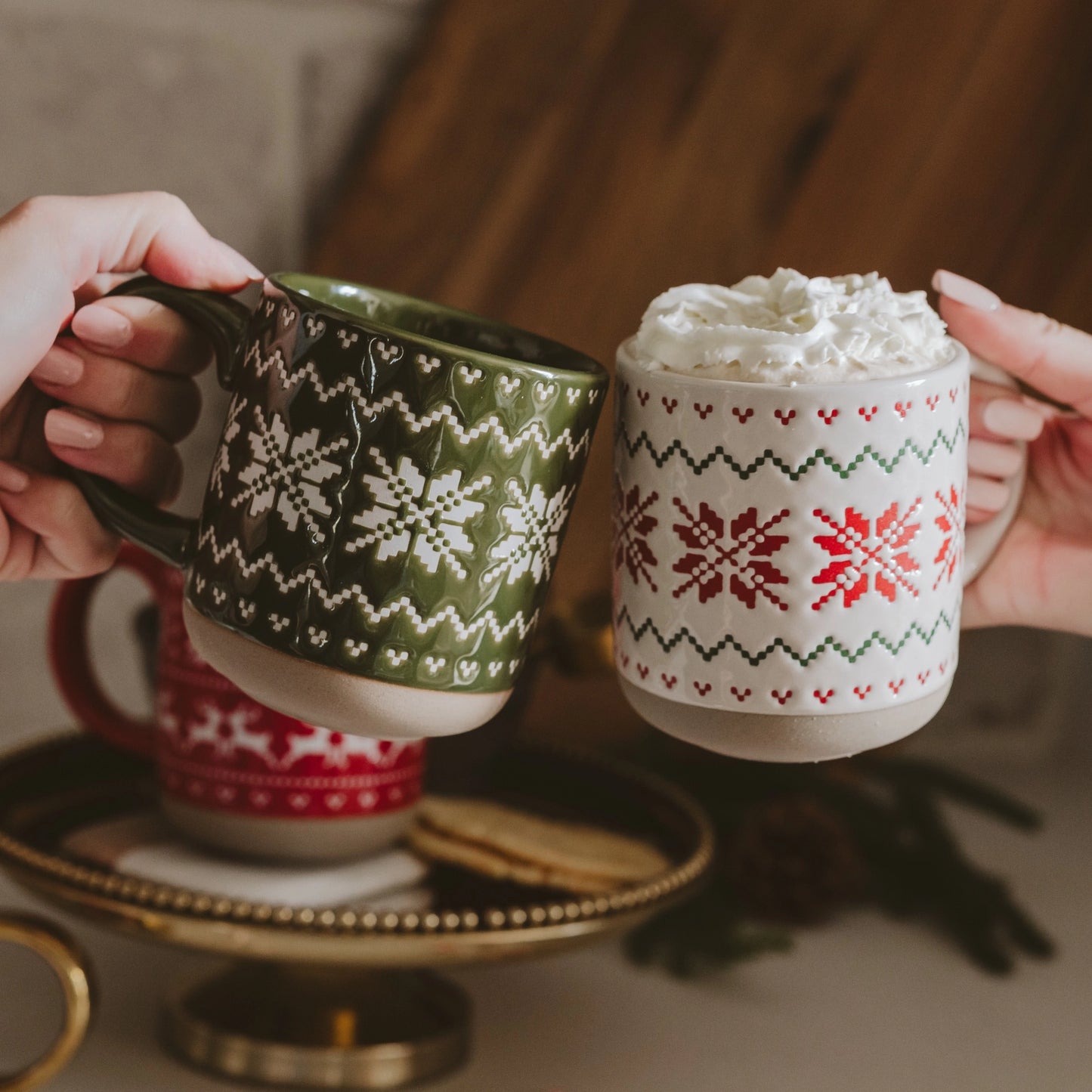 Green Fair Isle Sweater Coffee Mug