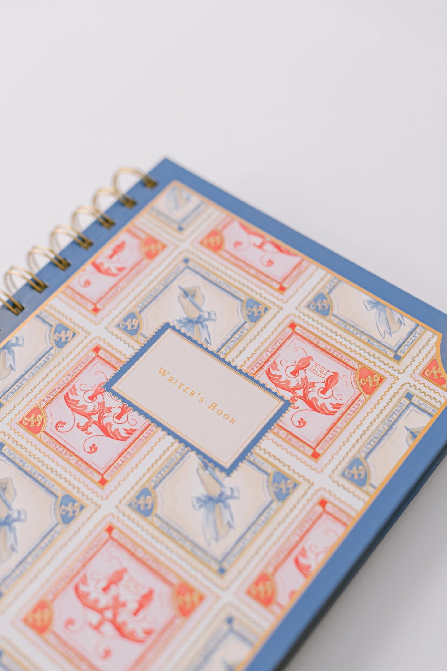 Stamp Pattern Writer's Notebook by Good JuJu Ink
