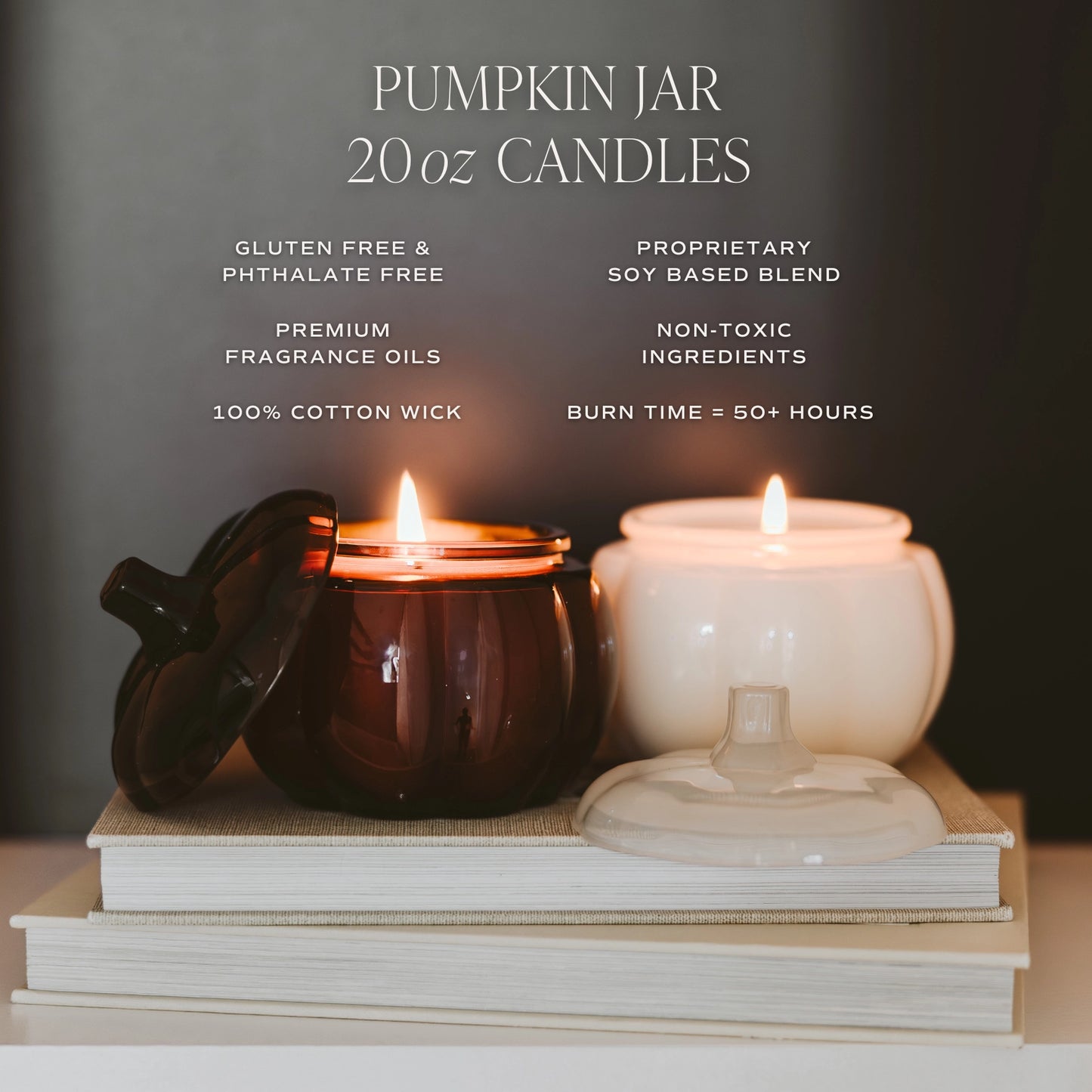 Hello Fall Pumpkin Jar Candle