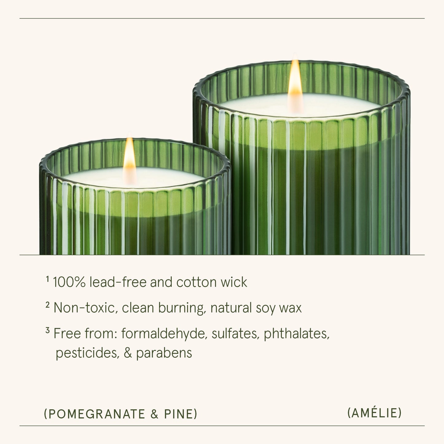 Pomegranate & Pine Amélie Candle