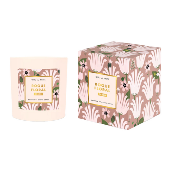Rogue Floral Candle by Girl w/ Knife