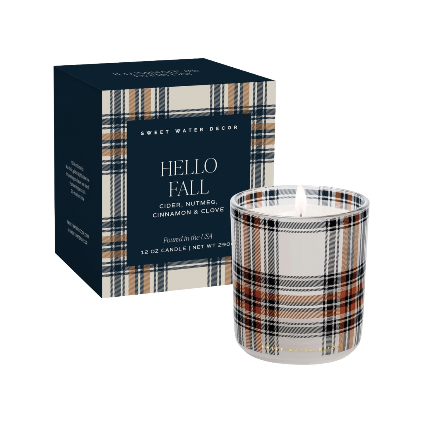 Hello Fall Candle