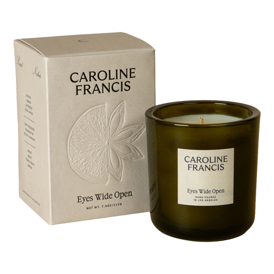 Eyes Wide Open Candle by Caroline Francis