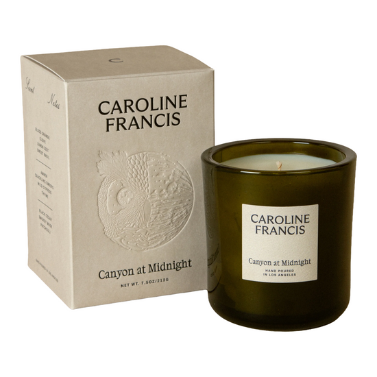 Canyon At Midnight Candle by Caroline Francis