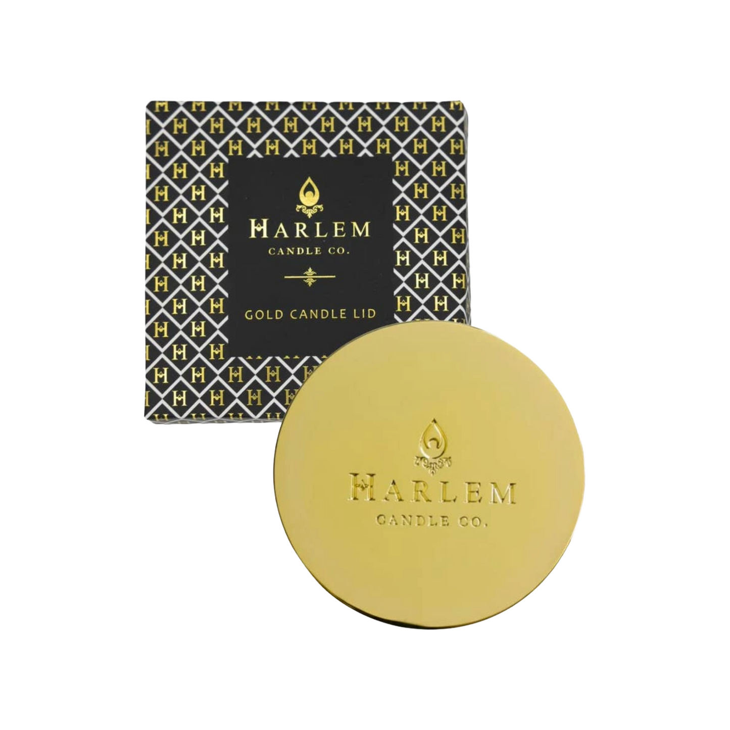 Harlem Candle Co. Gold Candle Lid