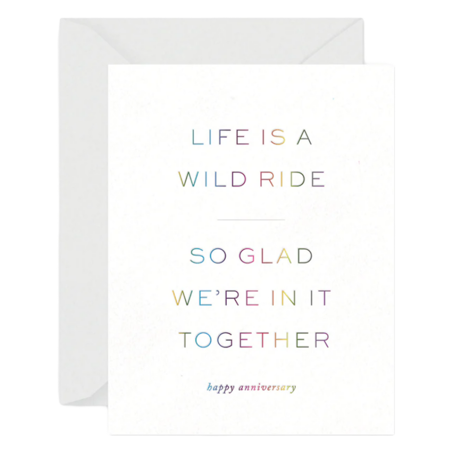 Wild Ride Anniversary Card by Smitten On Paper&nbsp;