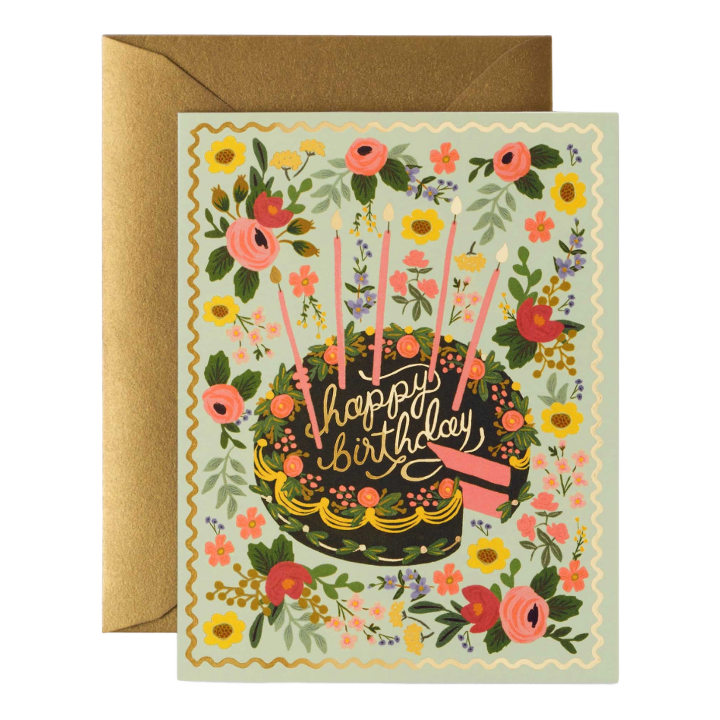 Floral Birthday Cake Card by Rifle Paper Co.