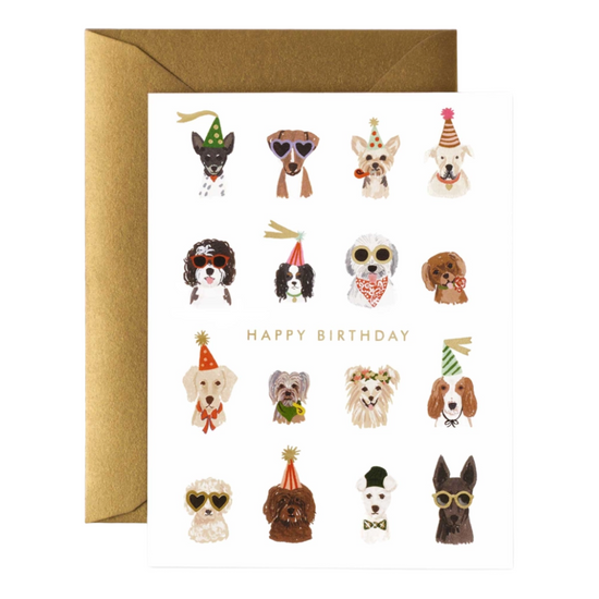 Party Pups Birthday Card by Rifle Paper Co.