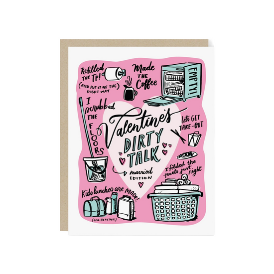 Valentine's Dirty Talk Card by 2021 Co. 