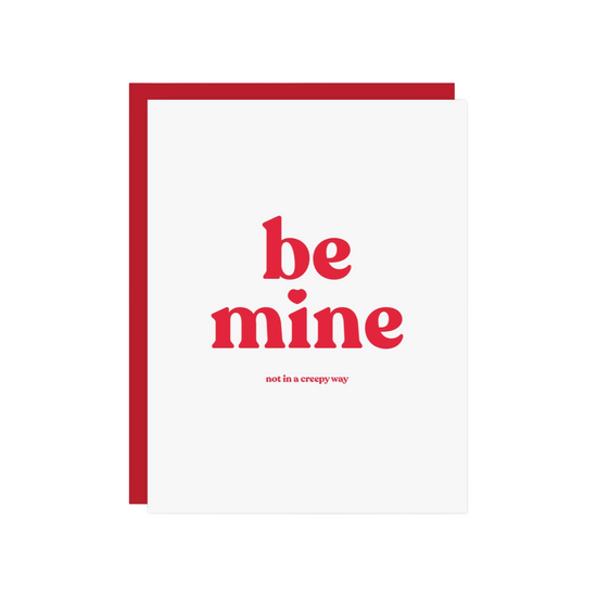 Be Mine Card